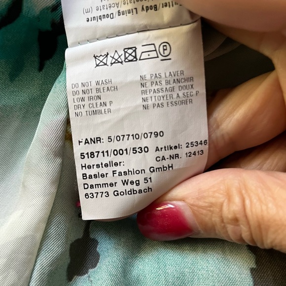 Like New Basler Green Blazer Jacket Size 38 - Picture 10 of 10